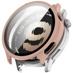 Carcasa cu protectie ecran BizonMobile Adamo compatibila cu OnePlus Watch Lite 45 mm / Oppo Watch S 45 mm, Roz 2 - lerato.ro
