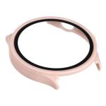 Carcasa cu protectie ecran BizonMobile Adamo compatibila cu OnePlus Watch Lite 45 mm / Oppo Watch S 45 mm, Roz 8 - lerato.ro