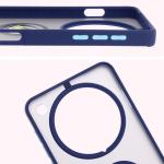 Carcasa Bizon Hybrid Ring compatibila cu Oppo Find X8 Pro, Albastru 5 - lerato.ro