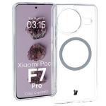 Carcasa Bizon CrystalO cu MagSafe compatibila cu Xiaomi Poco F7 Pro, Transparent 3 - lerato.ro