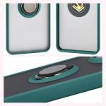 Carcasa Bizon Hybrid Ring compatibila cu Xiaomi Poco F7 Pro, Verde 5 - lerato.ro