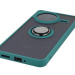 Carcasa Bizon Hybrid Ring compatibila cu Xiaomi Poco F7 Pro, Verde 6 - lerato.ro