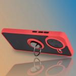 Carcasa Bizon Hybrid Ring compatibila cu Xiaomi Poco F7 Pro, Rosu 7 - lerato.ro