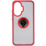 Carcasa Bizon Hybrid Ring compatibila cu Xiaomi Poco F7, Rosu 2 - lerato.ro