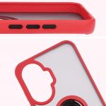 Carcasa Bizon Hybrid Ring compatibila cu Xiaomi Poco F7, Rosu 4 - lerato.ro