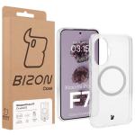 Carcasa Bizon CrystalO cu MagSafe compatibila cu Xiaomi Poco F7, Transparent 8 - lerato.ro