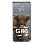 Carcasa Bizon Tur compatibila cu Motorola Moto G86 Power 5G, Light Blue 6 - lerato.ro