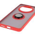 Carcasa Bizon Hybrid Ring compatibila cu Realme 14 Pro 5G, Rosu 6 - lerato.ro