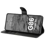 Husa flip cover Bizon Pocket compatibila cu Motorola Moto G86 Power 5G, Negru 6 - lerato.ro