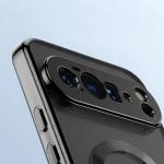 Carcasa Bizon EduardO cu MagSafe compatibila cu Google Pixel 10 Pro XL, Transparent / Negru 4 - lerato.ro