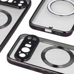 Carcasa Bizon EduardO cu MagSafe compatibila cu Google Pixel 10 Pro XL, Transparent / Negru 5 - lerato.ro