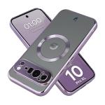Carcasa Bizon EduardO cu MagSafe compatibila cu Google Pixel 10 Pro XL, Transparent / Violet 3 - lerato.ro