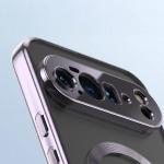 Carcasa Bizon EduardO cu MagSafe compatibila cu Google Pixel 10 Pro XL, Transparent / Violet 4 - lerato.ro