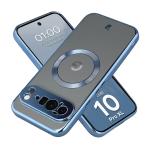 Carcasa Bizon EduardO cu MagSafe compatibila cu Google Pixel 10 Pro XL, Transparent / Albastru 3 - lerato.ro