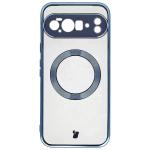 Carcasa Bizon EduardO cu MagSafe compatibila cu Google Pixel 10 Pro XL, Transparent / Albastru 2 - lerato.ro