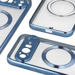 Carcasa Bizon EduardO cu MagSafe compatibila cu Google Pixel 10 Pro XL, Transparent / Albastru 5 - lerato.ro