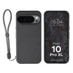 Carcasa Bizon CarbO cu MagSafe si Wrist Strap compatibila cu Google Pixel 10 Pro XL, Negru 3 - lerato.ro