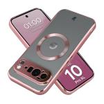 Carcasa Bizon EduardO cu MagSafe compatibila cu Google Pixel 10 Pro XL, Transparent / Roz 3 - lerato.ro