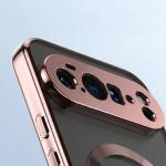 Carcasa Bizon EduardO cu MagSafe compatibila cu Google Pixel 10 Pro XL, Transparent / Roz 4 - lerato.ro