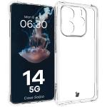 Carcasa Bizon Salpa compatibila cu Xiaomi Redmi Note 14 5G, Transparent 3 - lerato.ro