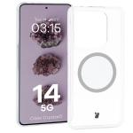 Carcasa Bizon CrystalO cu MagSafe compatibila cu Xiaomi Redmi Note 14 5G, Transparent 3 - lerato.ro