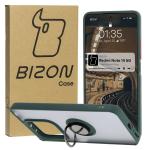 Carcasa Bizon Hybrid Ring compatibila cu Xiaomi Redmi Note 14 5G, Verde 3 - lerato.ro
