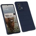Carcasa Bizon Tur compatibila cu Motorola Edge 50 Fusion, Dark Blue 3 - lerato.ro