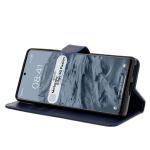 Husa flip cover Bizon Pocket compatibila cu Motorola Edge 50 Fusion, Navy Blue 6 - lerato.ro