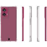 Carcasa Bizon Salpa compatibila cu Motorola Edge 50 Fusion, Transparent 5 - lerato.ro