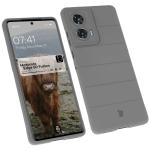 Carcasa Bizon Tur compatibila cu Motorola Edge 50 Fusion, Light Grey 3 - lerato.ro