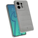 Carcasa Bizon Tur compatibila cu Motorola Edge 50 Pro, Light Grey 3 - lerato.ro