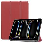 Husa Bizon Tab Croc compatibila cu iPad Pro 11 inch 2024 / 2025, Burgundy 6 - lerato.ro