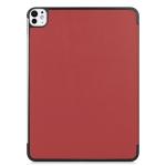 Husa Bizon Tab Croc compatibila cu iPad Pro 11 inch 2024 / 2025, Burgundy 5 - lerato.ro