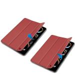 Husa Bizon Tab Croc compatibila cu iPad Pro 11 inch 2024 / 2025, Burgundy 7 - lerato.ro