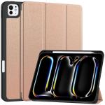 Husa Bizon Tab Lizard compatibila cu iPad Pro 11 inch 2024 / 2025, Rose Gold 8 - lerato.ro