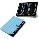 Husa Bizon Tab Croc compatibila cu iPad Pro 11 inch 2024 / 2025, Albastru 3 - lerato.ro