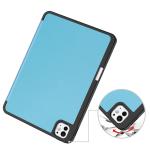 Husa Bizon Tab Lizard compatibila cu iPad Pro 11 inch 2024 / 2025, Albastru 4 - lerato.ro