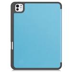 Husa Bizon Tab Lizard compatibila cu iPad Pro 11 inch 2024 / 2025, Albastru 7 - lerato.ro