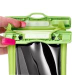 Husa waterproof universala Bizon Case Hydrofloat pentru dispozitive 6.3 inch, Verde 8 - lerato.ro