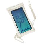 Husa waterproof universala Bizon Case Hydrofloat pentru dispozitive 6.3 inch, Ecru 3 - lerato.ro