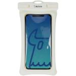 Husa waterproof universala Bizon Case Hydrofloat pentru dispozitive 6.3 inch, Ecru 2 - lerato.ro