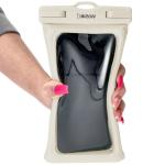 Husa waterproof universala Bizon Case Hydrofloat pentru dispozitive 6.3 inch, Ecru 9 - lerato.ro