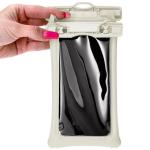 Husa waterproof universala Bizon Case Hydrofloat pentru dispozitive 6.3 inch, Ecru 10 - lerato.ro