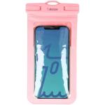 Set 2 huse waterproof universale Bizon Case Hydrowrap pentru dispozitive 6.9 inch, Roz 3 - lerato.ro
