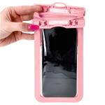 Set 2 huse waterproof universale Bizon Case Hydrowrap pentru dispozitive 6.9 inch, Roz 9 - lerato.ro