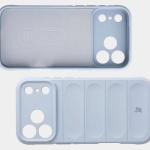 Kit protectie 2 in 1 BizonMobile, Carcasa Bizon Tur si Folie sticla securizata Bizon Glass Edge, compatibil cu iPhone 17 Pro Max, Light Blue 8 - lerato.ro