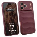 Kit protectie 2 in 1 BizonMobile, Carcasa Bizon Tur si Folie sticla securizata Bizon Glass Edge, compatibil cu iPhone 17 Pro Max, Dark Purple 4 - lerato.ro