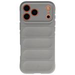 Kit protectie 2 in 1 BizonMobile, Carcasa Bizon Tur si Folie sticla securizata Bizon Glass Edge, compatibil cu iPhone 17 Pro Max, Light Grey 3 - lerato.ro