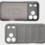 Kit protectie 2 in 1 BizonMobile, Carcasa Bizon Tur si Folie sticla securizata Bizon Glass Edge, compatibil cu iPhone 17 Pro Max, Light Grey 8 - lerato.ro