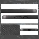 Carcasa Bizon CarbO cu MagSafe si Wrist Strap compatibila cu Xiaomi 17T, Negru 5 - lerato.ro